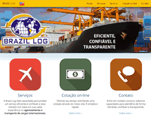 Tablet Screenshot of brazil-log.com